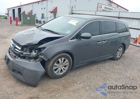 2015 Honda Odyssey Ex-L из США, поврежденный, VIN 5FNRL5H66FB015844